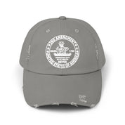 Distressed Low-Profile Cap - 100% Cotton Twill, Patriotic Republican, 2nd Amendment Gun Owner Rights