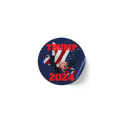 Round Sticker Label Rolls - Weather Proof Republican Party Trump 2024