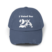 Distressed Low-Profile Cap - 100% Cotton Twill, Patriotic Republican, 2nd Amendment Gun Owner Rights