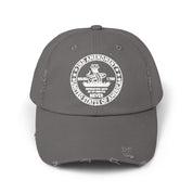 Distressed Low-Profile Cap - 100% Cotton Twill, Patriotic Republican, 2nd Amendment Gun Owner Rights