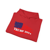 Unisex Heavy Blend Trump 2024 Hoodie -  Patriotic Republican, Vote Trump 2024