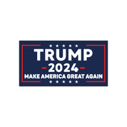 Trump 2024 Bumper Sticker - Make America Great Again - Durable Vinyl, Indoor/Outdoor Use